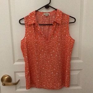 LOFT Printed Blouse